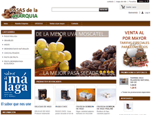 Tablet Screenshot of pasasdelaaxarquia.com